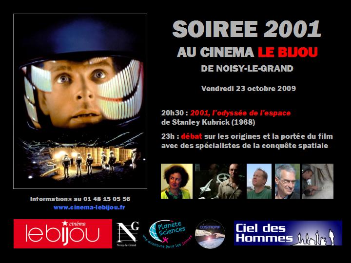 Ciné-débat autour de "2001" le 23 octobre au Bijou de Noisy-le-Grand Bijou211
