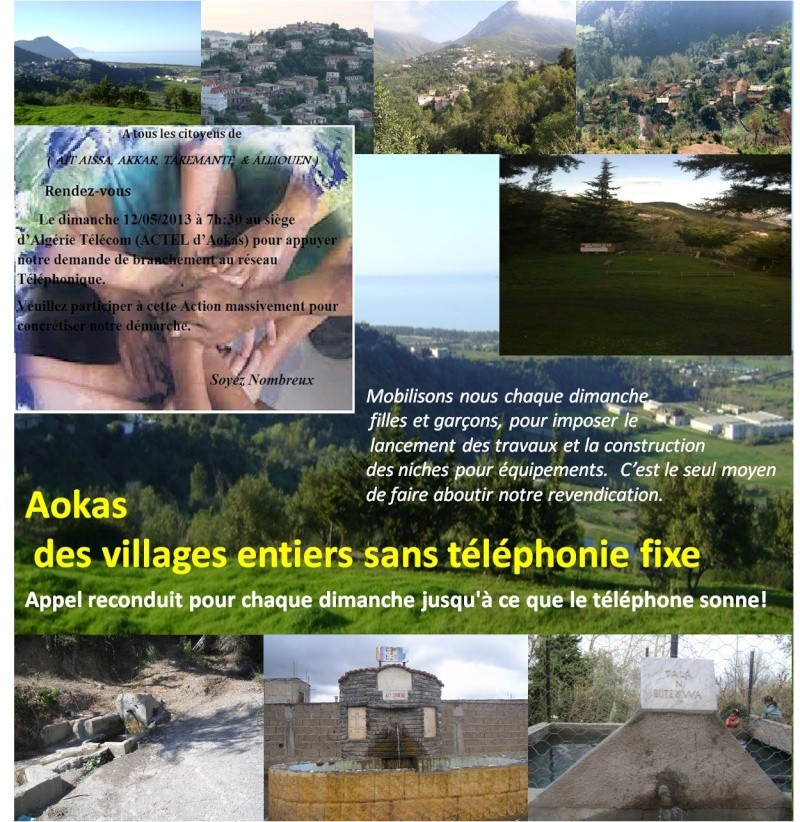 Aokas  : des villages entiers sans téléphonie fixe  Aokas10