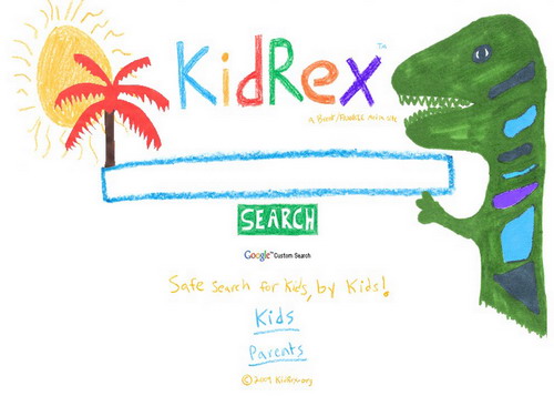 محرك بحث للأطفال Kidrex10