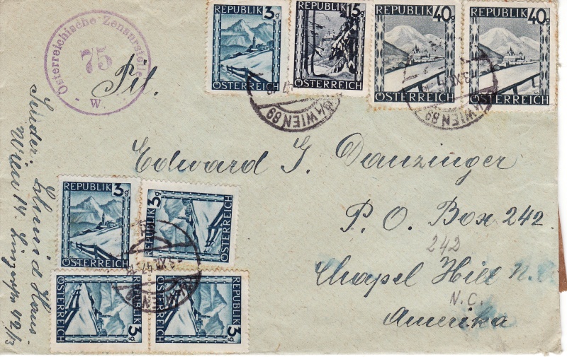Landschaftsbilder ANK 738-766 - Belege Usa10