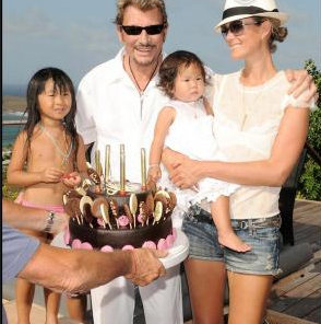 Famille Hallyday enfin à St Barth 2009-229