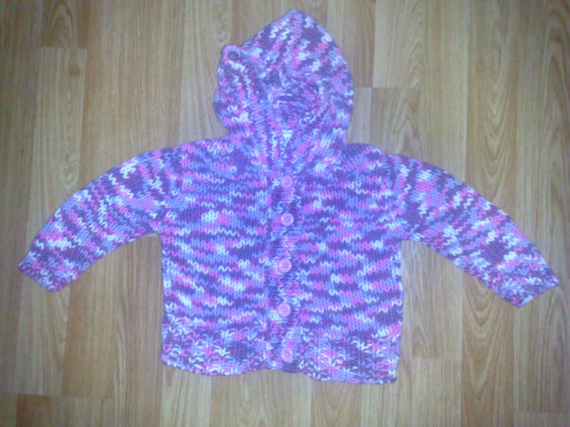 12-18months next knitted hooded cardi 01414