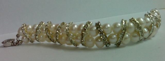 gelang kristal and mutiara gelang kristal and mutiara