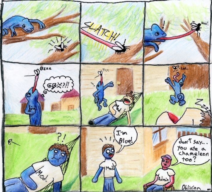 Why Moderators Are Blue? (comic) Whymod10