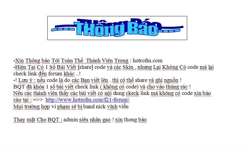 [Thông Báo] Về việc ckeck link  Thong_10