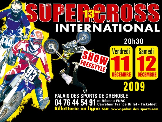 treiziéme supercross inter.indoor de grenoble 2009 Visuel10