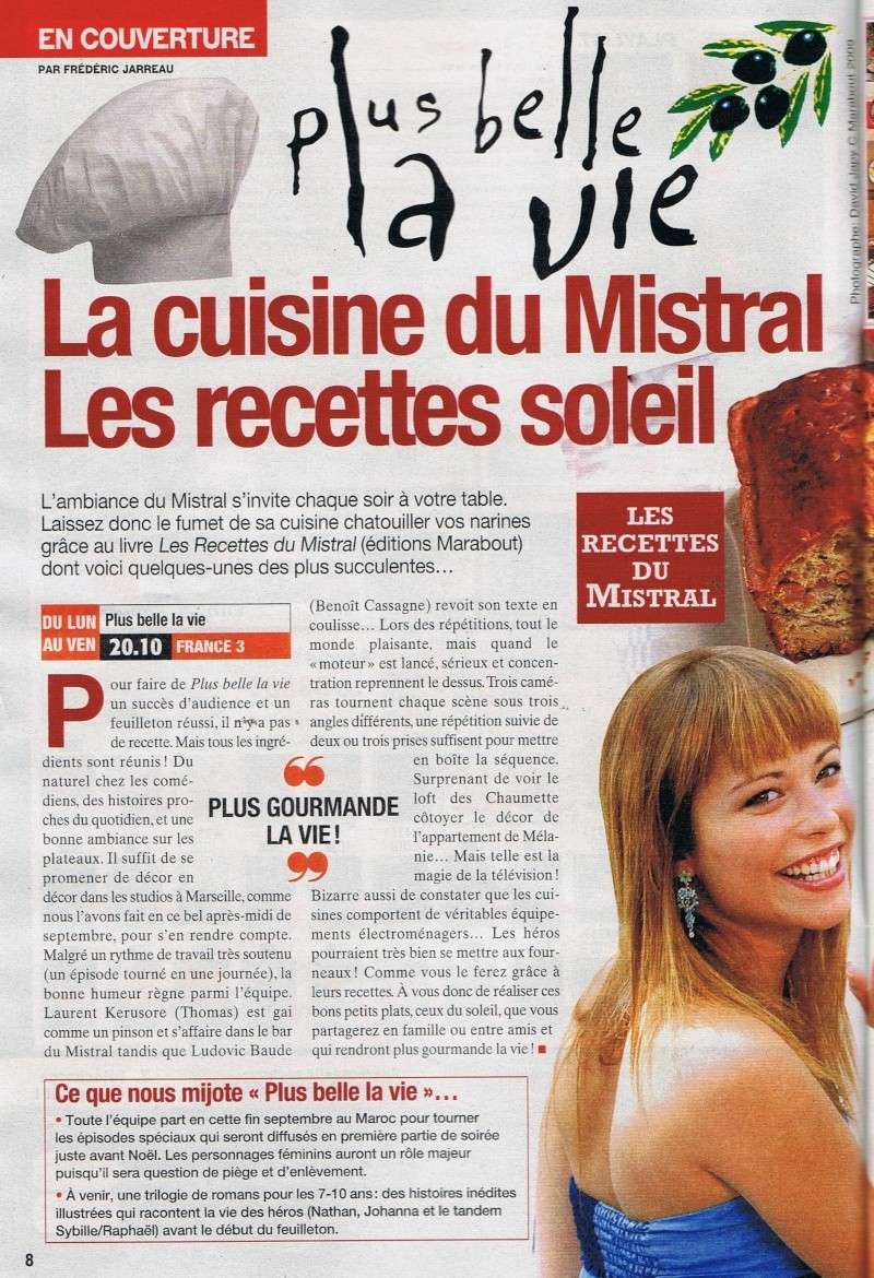 La cuisine du Mistral  "Les recettes soleil" 19sept11