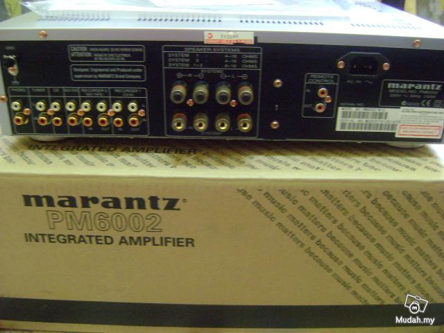 Marantz PM6002 integrated amp (Used) 34660410