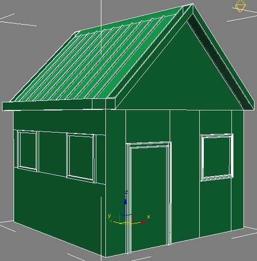 Multi Sub Object Modeling: EDIT POLY House214