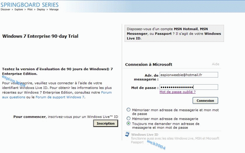 Télécharger gratuitement Windows 7 Entreprise (version d’évaluation de 90 jours) sans crack et légalement! 21-09-12