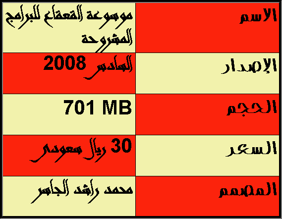 اسطوانة القعقاع للبرامج المشروحة الاصدار (6) 2008 "أكثر من 110 برنامج مع الشرح بالصور" 15990810