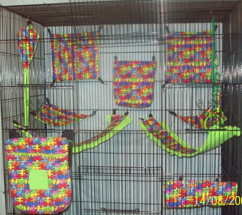 Sugar Glider Cage Sets - starting at $30 - FREE SHIPPING AND HOOKS! Puzzle12