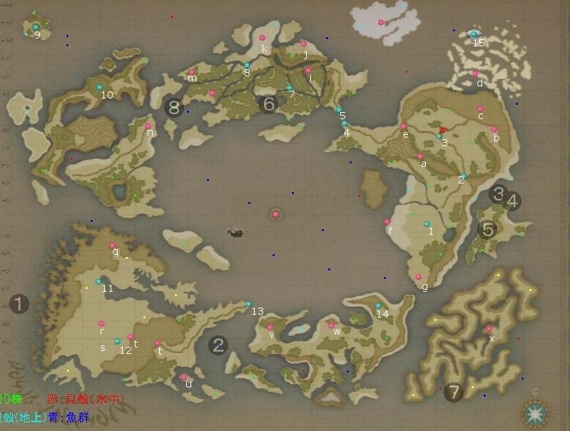 Map of Terca Lumireis (Vesperia) Worldm10