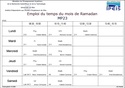 Les emplois du temps Mp2310