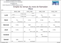 Les emplois du temps Pb2210