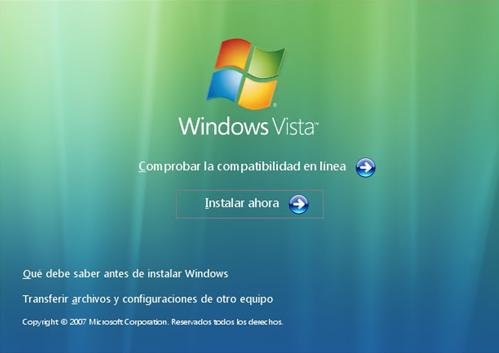 Windows Vista Completamente original y sin modificación! Winist10