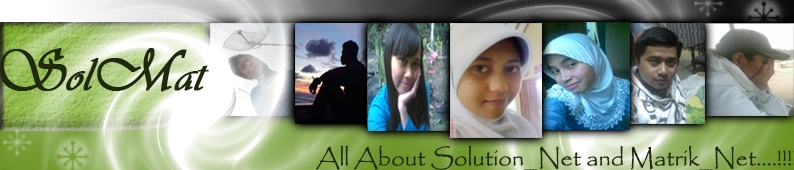 SOLUTION & MATRIK