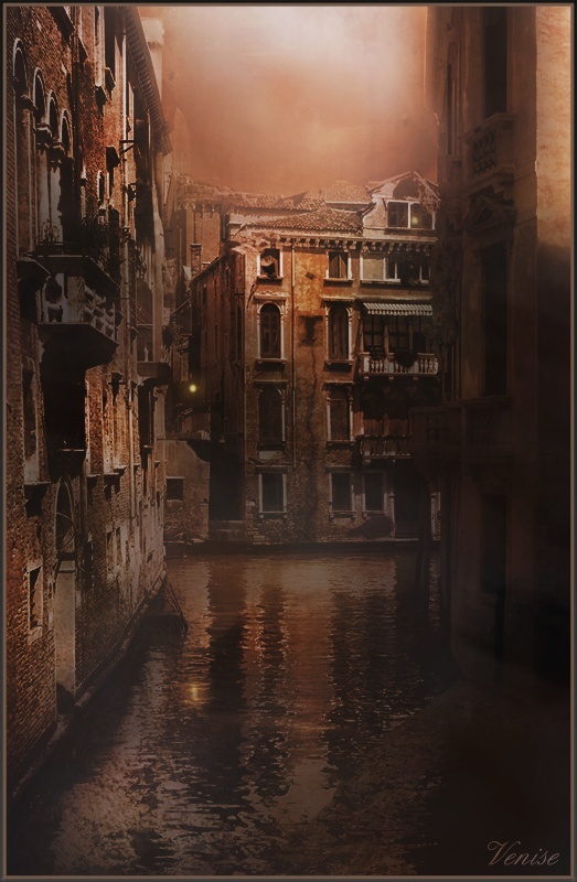 Matte painting :venise Venice12