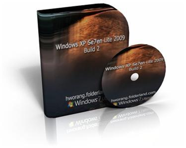 حصري اسطوانة Windows XP Se7en Lite 2009 Build 2 ويندوز اكس بى خفيف وثيم ويندوز 7 وتحديثات 2009 بحجم 607 29458910