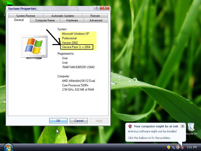 حصريا ويندوز Windows Xp Pro SP3 Black Edition 2008 بحجم 675 ميجا على سيرفرات صاروخ 2r5dsh10