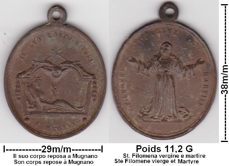 Médaille Ste-Philomène - XIXème Img10