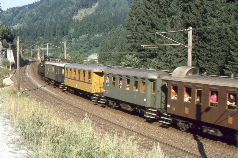 Museumszug Jesenice am 6.August 1987 87-08-13