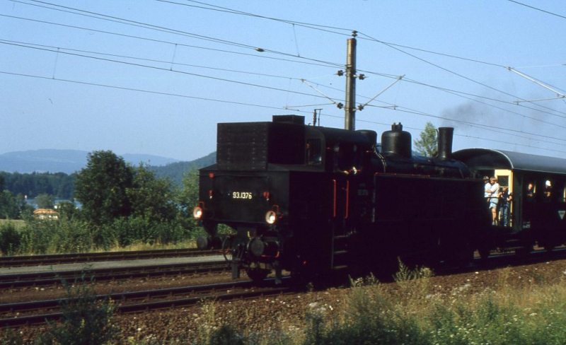 Museumszug Jesenice am 6.August 1987 87-08-15