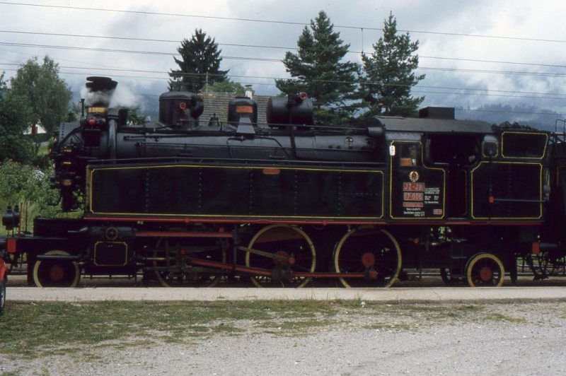 Museumszug Jesenice am 6.August 1987 87-08-19