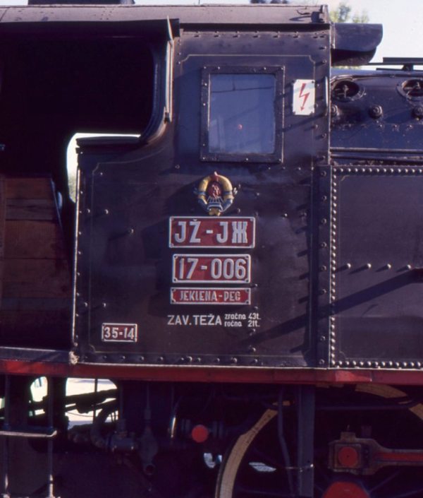 Museumszug Jesenice am 6.August 1987 87-08-24