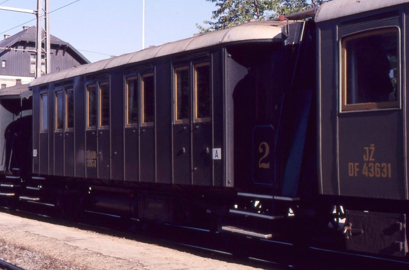 Museumszug Jesenice am 6.August 1987 87-08-26
