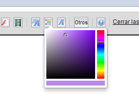 Busco el codigo de un selecto de colores para los posts Select10