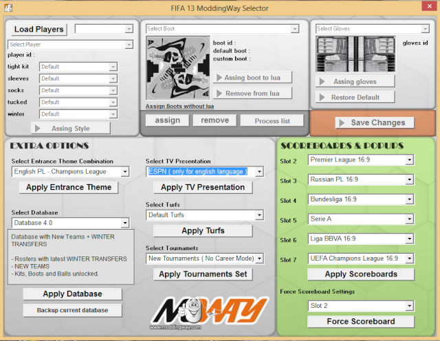 FIFA 13 MODDINGWAY MOD V 1.8.2 - ALL IN ONE (mega.co.nz) Mod310