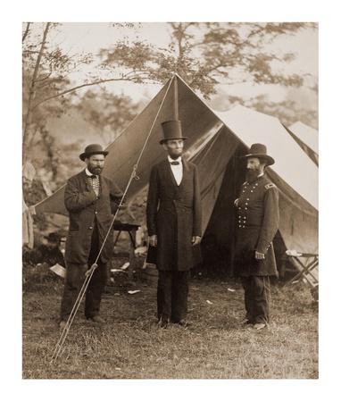 Le Président Lincoln et le général McClellan à Antietam Alexan10