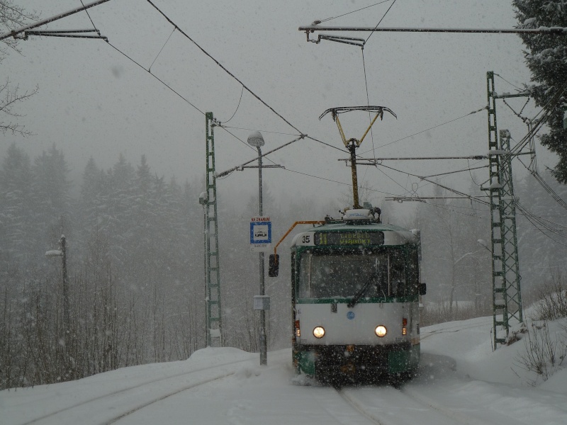 Nahverkehrsmittel im nordtschechischen Liberec (dt. Reichenberg) und im Isargebirge P1220519