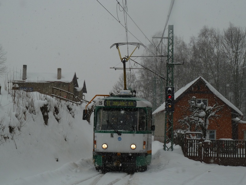 Nahverkehrsmittel im nordtschechischen Liberec (dt. Reichenberg) und im Isargebirge P1220522