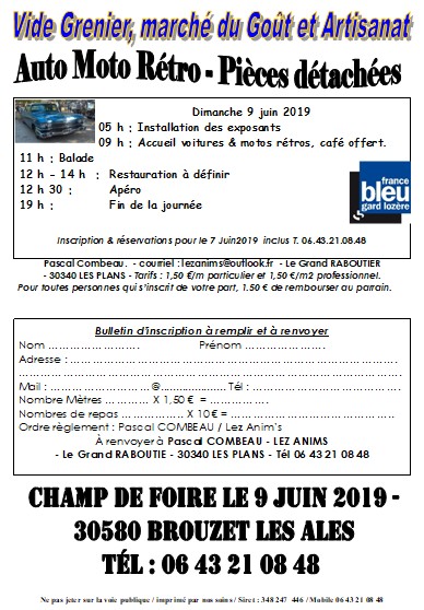 EVENEMENTS MOTOS ANCIENNES Calendrier évènementiel des Grands-Mères Motos Montmorillonnaises 2019br11