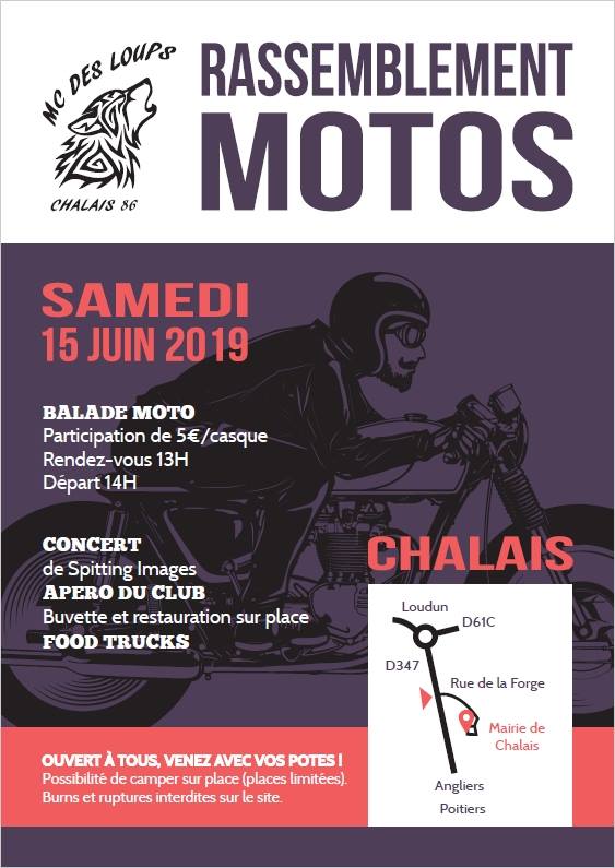 EVENEMENTS MOTOS ANCIENNES Calendrier évènementiel des Grands-Mères Motos Montmorillonnaises 2019ch14
