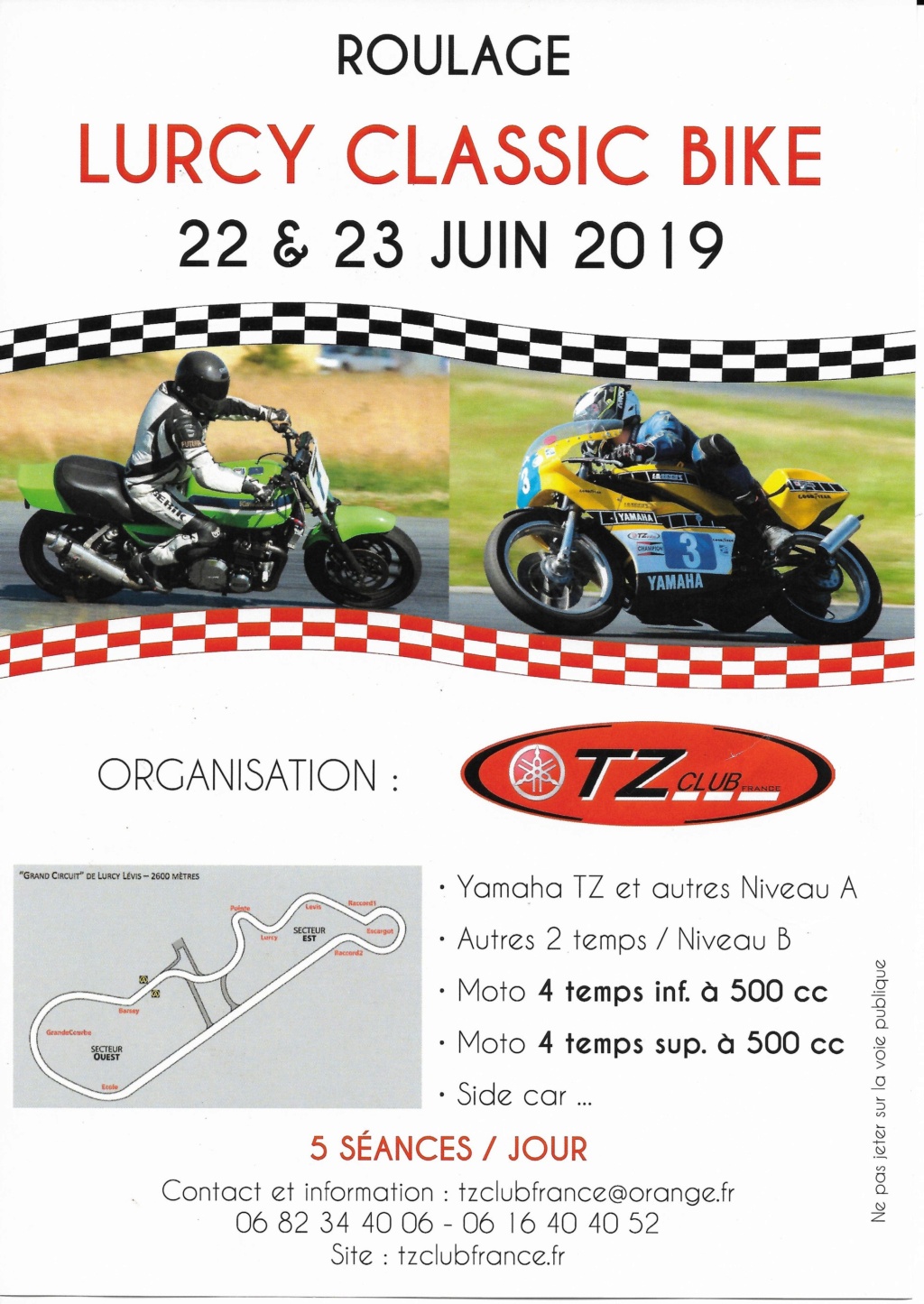 EVENEMENTS MOTOS ANCIENNES Calendrier évènementiel des Grands-Mères Motos Montmorillonnaises 2019lu10
