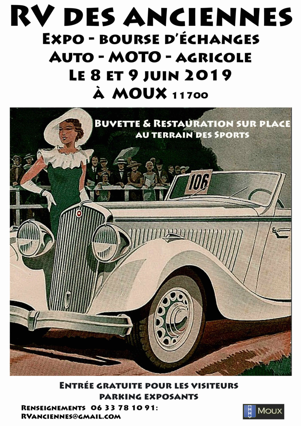 EVENEMENTS MOTOS ANCIENNES Calendrier évènementiel des Grands-Mères Motos Montmorillonnaises 2019mo17