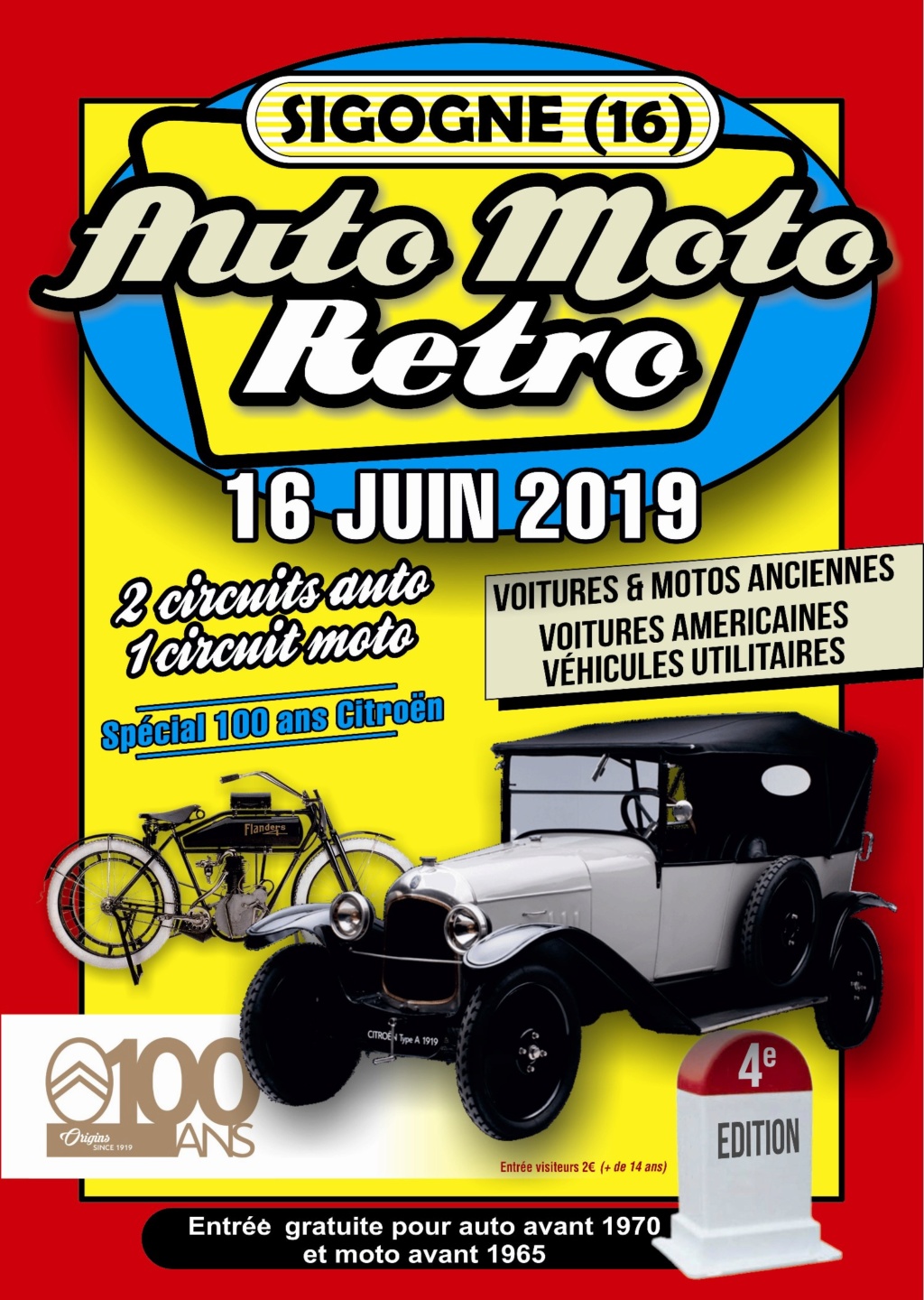 EVENEMENTS MOTOS ANCIENNES Calendrier évènementiel des Grands-Mères Motos Montmorillonnaises 2019si11