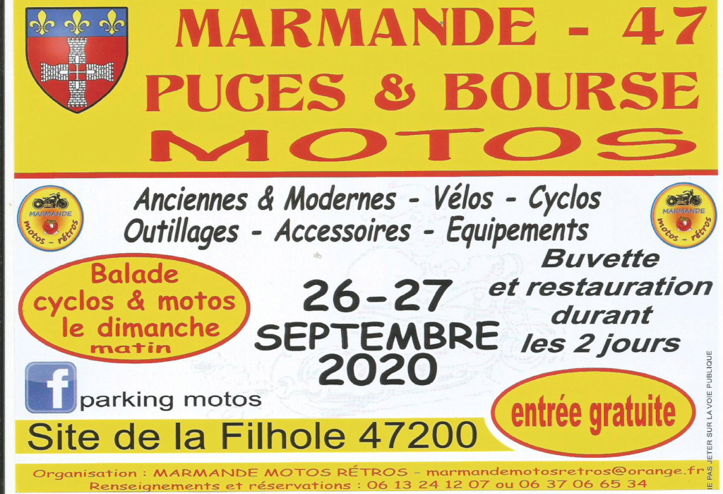 EVENEMENTS MOTOS ANCIENNES Calendrier évènementiel des Grands-Mères Motos Montmorillonnaises 2020ma10