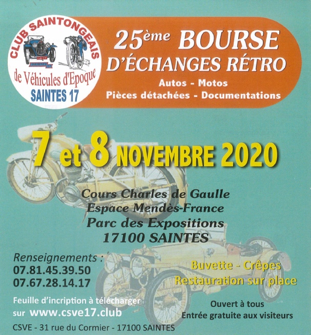 EVENEMENTS MOTOS ANCIENNES Calendrier évènementiel des Grands-Mères Motos Montmorillonnaises 2020sa15