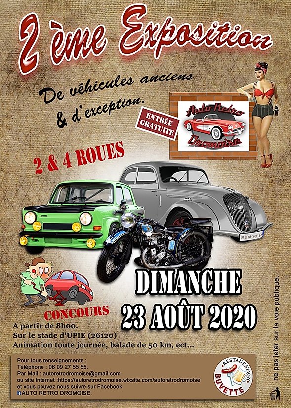 EVENEMENTS MOTOS ANCIENNES Calendrier évènementiel des Grands-Mères Motos Montmorillonnaises 2020up10