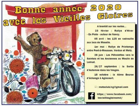 EVENEMENTS MOTOS ANCIENNES Calendrier évènementiel des Grands-Mères Motos  Montmorillonnaises