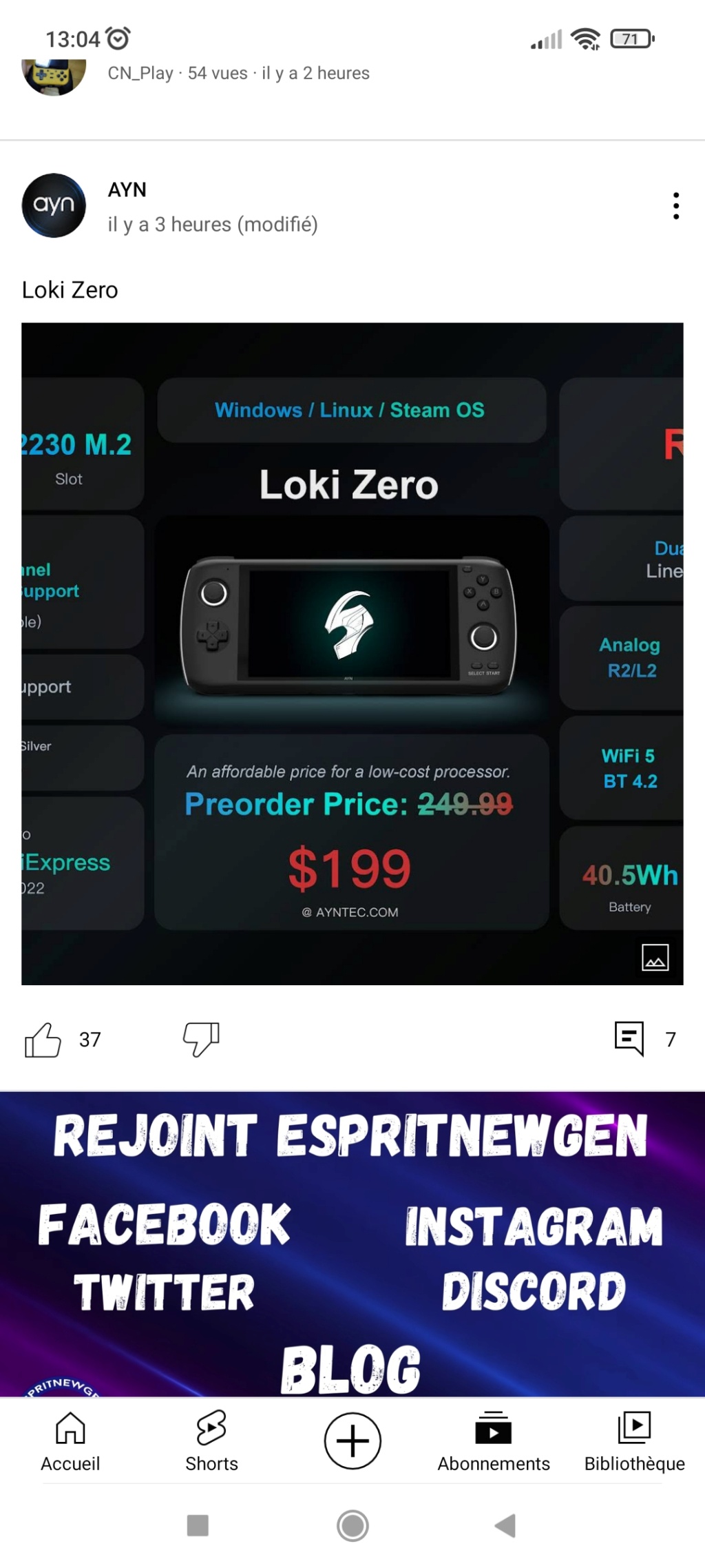 Ayn Loki Zero: console Windows à petit budget  Screen32