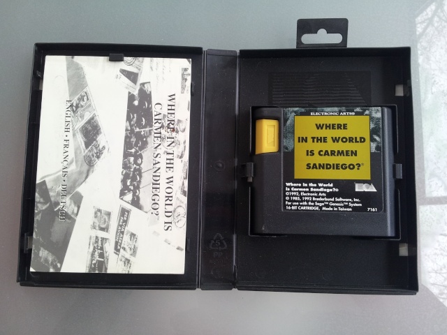 (ESTIM) jeu Megadrive Where in the World is Carmen Sandiego 20130412