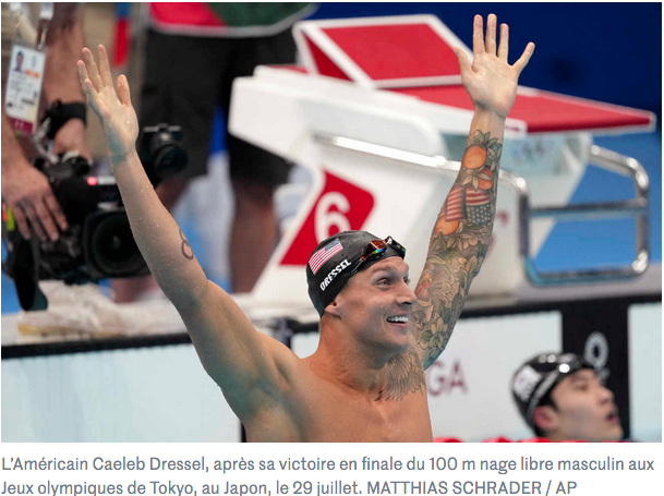 LES JO 2020 DE TOKYO NATATION 100m NAGE LIBRE HOMMES/FEMMES Cap16526