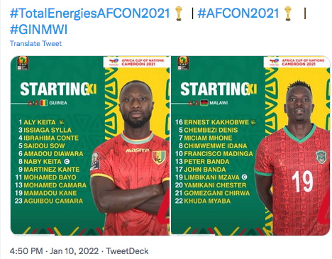 FOOTBALL COUPE D'AFRIQUE DES NATIONS 2022  Cap21331