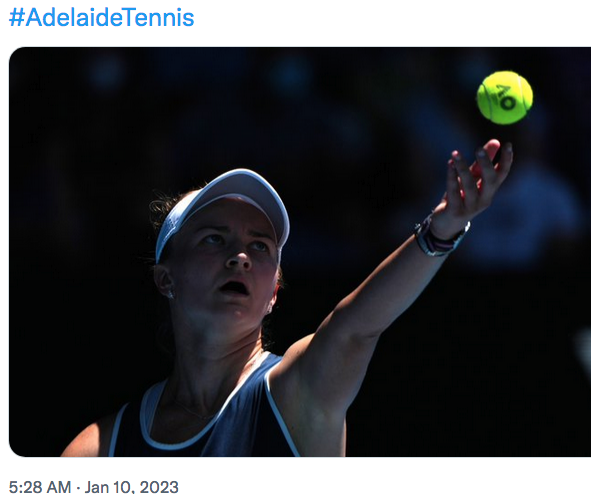 WTA ADELAIDE INTERNATIONAL 2023 -2 - Page 2 Cap31549