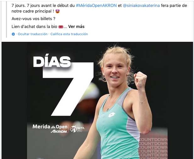 WTA MÉRIDA MEXICO Open AKRON 2023 Cap32863